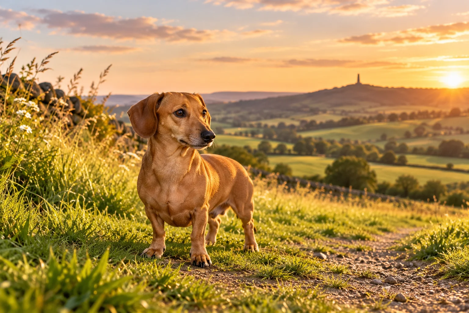 Ruby in a countryside-inspired portrait